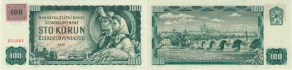 100 Koruna 1961 - kolk.