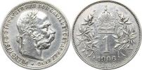 1 Koruna 1906 b.zn.      "RR"