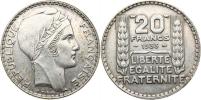 20 Francs 1933         Y. 87     Ag 680   20