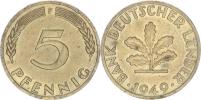 50 Pfennig 1949 F - Bank Deutscher Länder       KM 104_dr.rys.