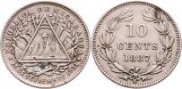 10 Centavos 1887 H
