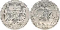 10 Escudos 1934 - plachetnice         KM 582      Ag 835  12