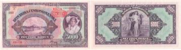 5000 Koruna 1920 - přetisk