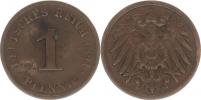 1 Pfennig 1891 J         "R"