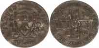 1 Batzen 1826 - var. špičatý erb        KM 208_zprohýbaný střížek