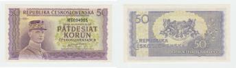 50 Koruna b.l.(1945)