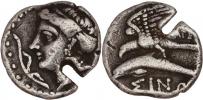 Konvolut Ag mincí: Sinope (drachma se zkušebním