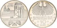 10 Euro 2011 J - Hamburský labský tunel CuNi KM 302 kapsle