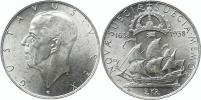 2 Kronor 1938 G - 300 let Delaware