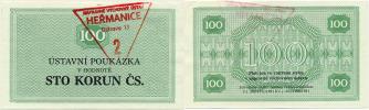 100 Korun 1981 - ústavní poukázka