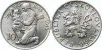 10 Kčs 1955 - 10. výr. osvobození