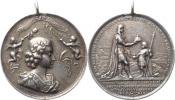 Korunovační medaile na uherského krále v Bratislavě 9.12. 1687