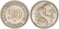 50 Pfennig 1949 J - Bank Deutscher Länder KM 104