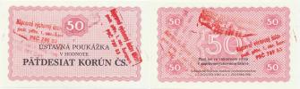 50 Korún 1981 - ústavná poukážka
