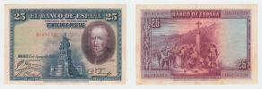 25 Pesetas 1928