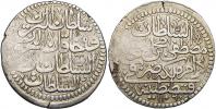 Turecko. Mustafa II. (1695-1703). Kurus AH 1106/Mim Dal (19