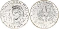 10 Euro 2011 G - Franz Liszt Ag 625 16 g KM 295 kapsle