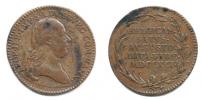 Menší žeton na holdováni v Belgii 1791