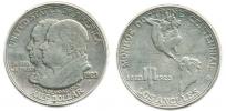 1/2 Dollar 1923 S - J. Monroe a J.Q. Adams       KM 153