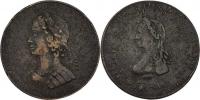 Nesign. - AE medaile na římskou korunovaci 4.X.1745 -