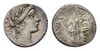 Mn. Acilius Glabrio  Denarius circa 49