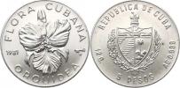 5 Pesos 1981 - Kubánská flora