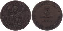 3 Centesimi 1849