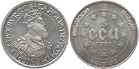 5 Ecu 1987 - Karel V.