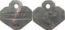 Žamberk - r. 1888 číslo 49 / hlava psa zprava