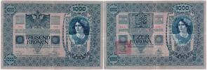 1000 Koruna 1902 - kolkovaná