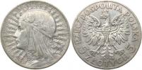 5 Zlotych 1934 - Hedvika         Ag 750  11 g