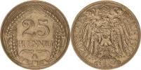 25 Pfennig 1909 A KM 18