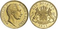 Maxmilián II. (1848-64). Dukát 1856 (3.49 g). KM-457. n. škr.