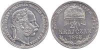 20 krejcar 1868 KB       R