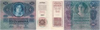 50 Koruna 1914 - kolkovaná