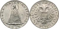 5 Schilling 1936 - Madona           KM 2853       "R"