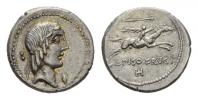 L. Calpurnius Piso Frugi  Denarius circa 90