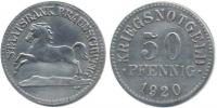 Braunschweig - 50 Pfennig 1920 Kriegsnotgeld Fe 26 mm