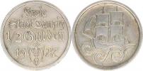 1/2 Gulden 1927                KM 144     "RR"