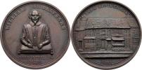 William Shakespeare - pamětní medaile 1842 - poprsí