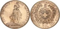 5 Francs 1872 - střelby Zürich KM X S11 "R" (raž. 10 000 ks)