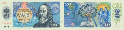 20 Kčs 1988  sér. H 38             Baj. 105
