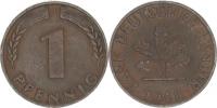 1 Pfennig 1948 J - Bank Deutscher Länder       KM A101
