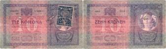 10 Koruna 1904 - okolkován nesprávný typ bankovky -