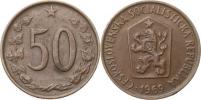 50 hal. 1969 - nepublikovaný typ - pouze jedna tečka před letopoč
