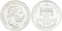 20 Krejcar 1868 KB - krátký opis - novoražba značená