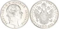 20 kr. 1856 E         "R"     (4