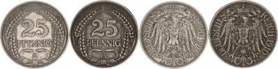 25 Pfennig 1909 A