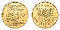 5000 Koruna (1/2 Unce) 2012 - Barokní most v Náměšti