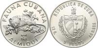 5 Pesos 1981 - Kubánská fauna
